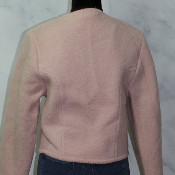 Carol Reed Pink Wool Jacket (6) - Picture 6 of 8